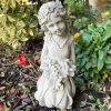 Darthome Limited Stone Flower Girl Garden Sculpture -Décor Dreams Shop IMG E2722