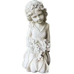 Darthome Limited Stone Flower Girl Garden Sculpture -Décor Dreams Shop IMG E2723copy