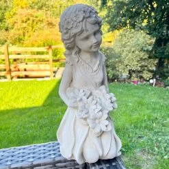 Darthome Limited Stone Flower Girl Garden Sculpture -Décor Dreams Shop IMG E2730