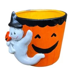Darthome Limited Halloween Pumpkin Ghost Plant Pot A -Décor Dreams Shop IMG E2783copy