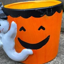 Darthome Limited Halloween Pumpkin Ghost Plant Pot A -Décor Dreams Shop IMG E2785