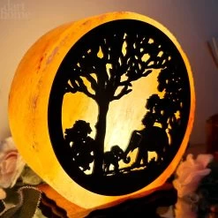 Darthome Limited Elephant Sunset Salt Lamp -Décor Dreams Shop IMG E2959