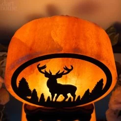 Darthome Limited Winter Stag Salt Lamp -Décor Dreams Shop IMG E2985