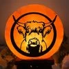 Darthome Limited Highland Cow Salt Lamp -Décor Dreams Shop IMG E2995