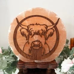 Darthome Limited Highland Cow Salt Lamp -Décor Dreams Shop IMG E3007