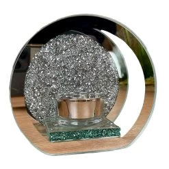 Darthome Limited Diamante Crystal Mirrored Tealight Holder -Décor Dreams Shop IMG E3041copy