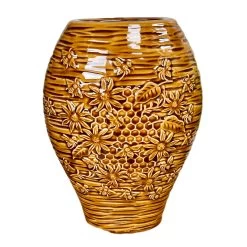 Darthome Limited Ceramic Golden Bees Vase -Décor Dreams Shop IMG E3183copy