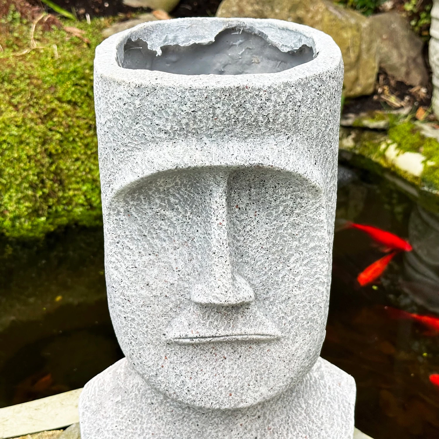 Darthome Limited Large Easter Island Head Planter 4 Darthome Limited Large Easter Island Head Planter - Image 2