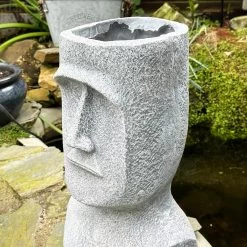 Darthome Limited Large Easter Island Head Planter 17 Darthome Limited Large Easter Island Head Planter -Décor Dreams Shop IMG E3337