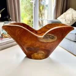 Darthome Limited Teak Root Banana Bowl -Décor Dreams Shop IMG E3339 edited7