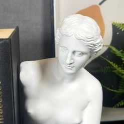 Darthome Limited White Roman Goddess Venus Bookends Set -Décor Dreams Shop IMG E3432