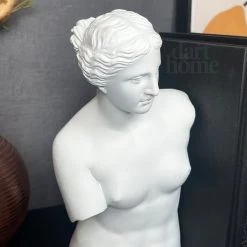 Darthome Limited White Roman Goddess Venus Bookends Set -Décor Dreams Shop IMG E3435