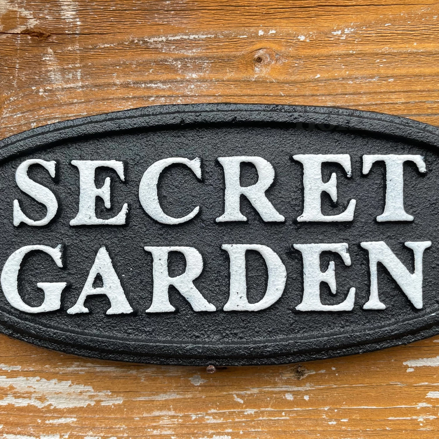 Darthome Limited Secret Garden Black Cast Iron Sign 7 Darthome Limited Secret Garden Black Cast Iron Sign - Image 5