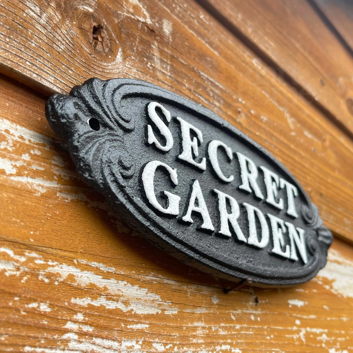 Darthome Limited Secret Garden Black Cast Iron Sign 8 Darthome Limited Secret Garden Black Cast Iron Sign - Image 6