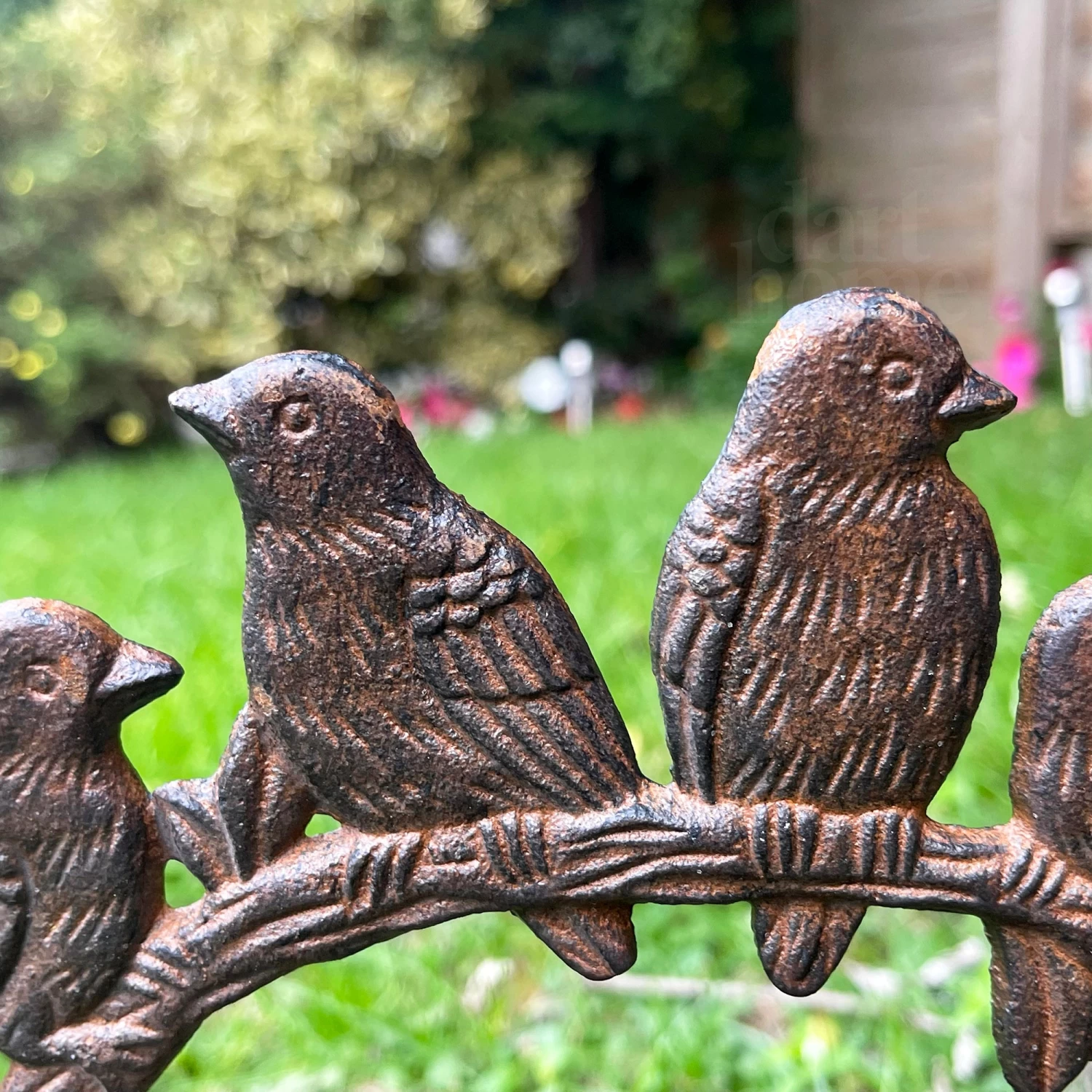 Darthome Limited Cast Iron Birds Welcome Sign With Spike 6 Darthome Limited Cast Iron Birds Welcome Sign With Spike - Image 4
