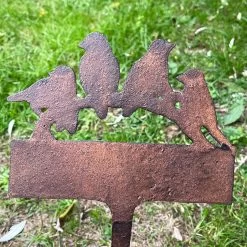Darthome Limited Cast Iron Birds Welcome Sign With Spike 16 Darthome Limited Cast Iron Birds Welcome Sign With Spike -Décor Dreams Shop IMG E3514