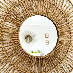 Darthome Limited Woven Paper Rope Wall Mirror 50cm X 50cm 11 Darthome Limited Woven Paper Rope Wall Mirror 50cm X 50cm -Décor Dreams Shop IMG E3623