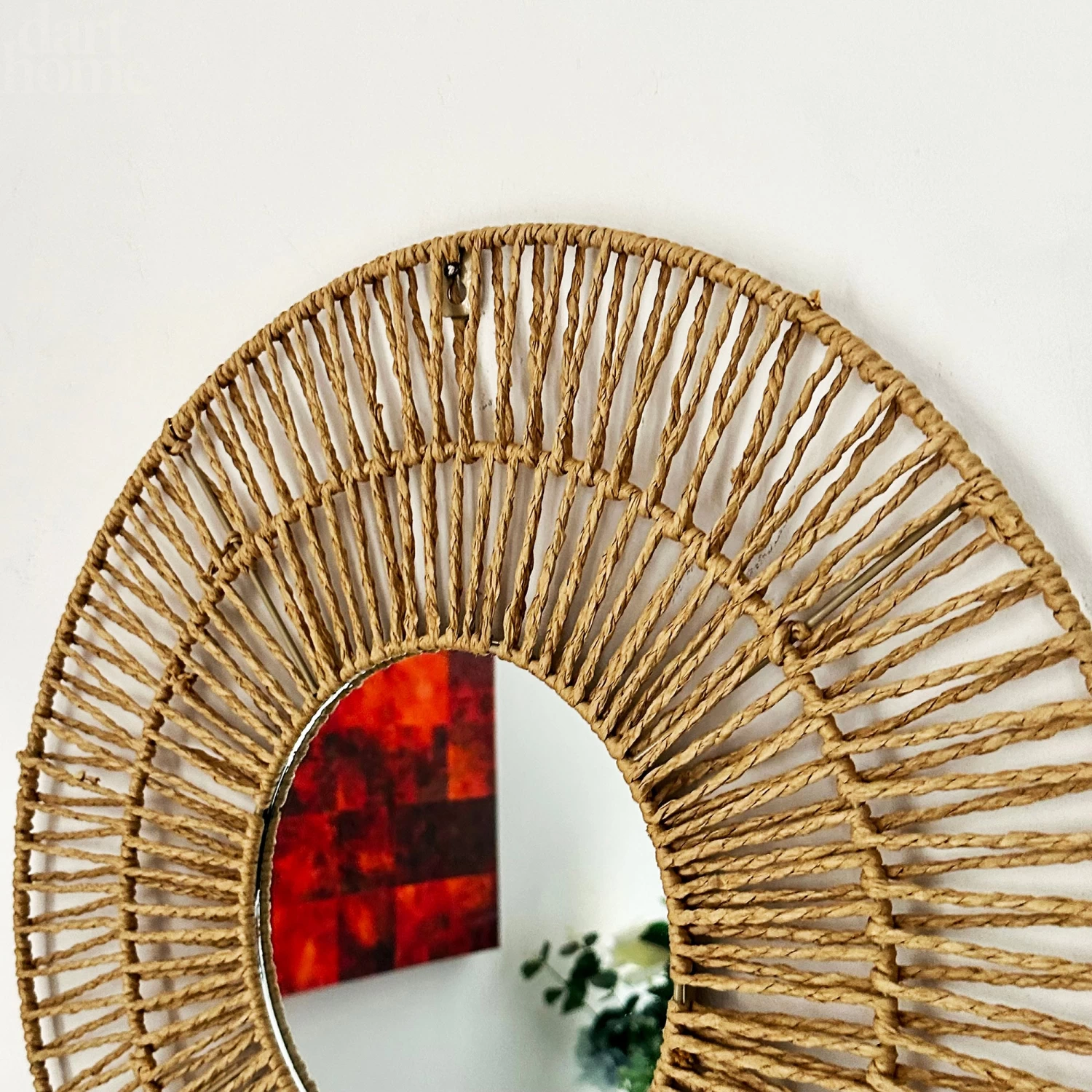 Darthome Limited Woven Paper Rope Wall Mirror 50cm X 50cm 7 Darthome Limited Woven Paper Rope Wall Mirror 50cm X 50cm - Image 5