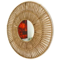Darthome Limited Woven Paper Rope Wall Mirror 50cm X 50cm 13 Darthome Limited Woven Paper Rope Wall Mirror 50cm X 50cm -Décor Dreams Shop IMG E3625copy