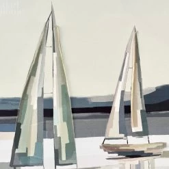 Darthome Limited Blue Abstract Boat Canvas -Décor Dreams Shop IMG E3662