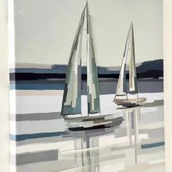 Darthome Limited Blue Abstract Boat Canvas -Décor Dreams Shop IMG E3664