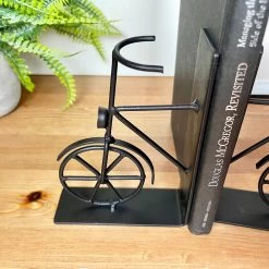 Darthome Limited Black Bicycle Bookends Set -Décor Dreams Shop IMG E3666