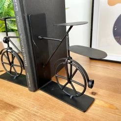 Darthome Limited Black Bicycle Bookends Set -Décor Dreams Shop IMG E3667