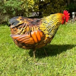Darthome Limited Metal Feeding Hen Garden Ornament -Décor Dreams Shop IMG E3722 edited8