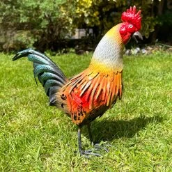 Darthome Limited Metal Rooster Garden Ornament 26cm