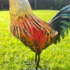 Darthome Limited Metal Rooster Garden Ornament 26cm -Décor Dreams Shop IMG E3730 edited15