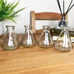 Darthome Limited Set Of 4 Conical Bottle Bud Vases