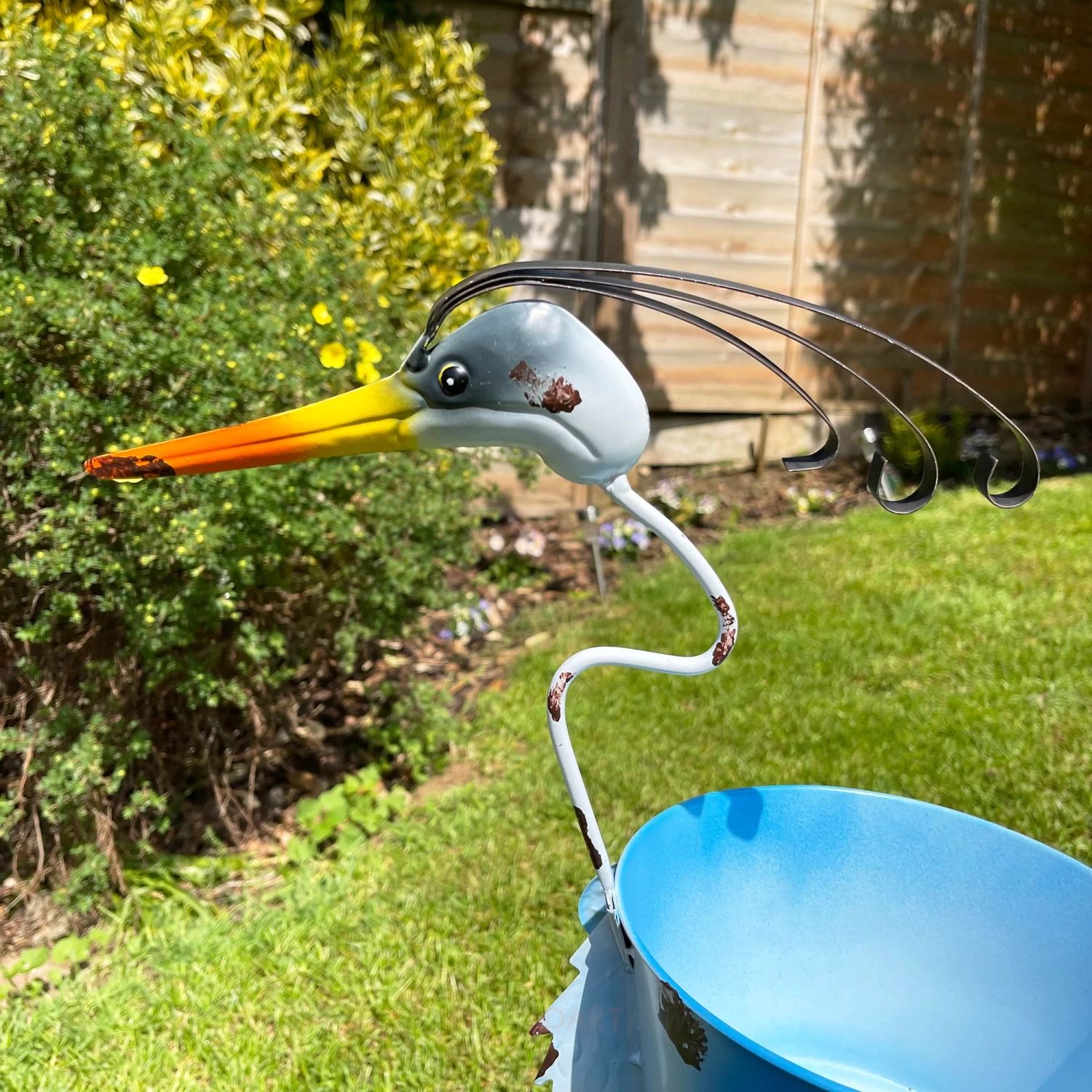 Darthome Limited Heron Plant Pot Ornament 4 Darthome Limited Heron Plant Pot Ornament - Image 2