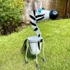 Darthome Limited Metal Zebra Plant Pot Ornament