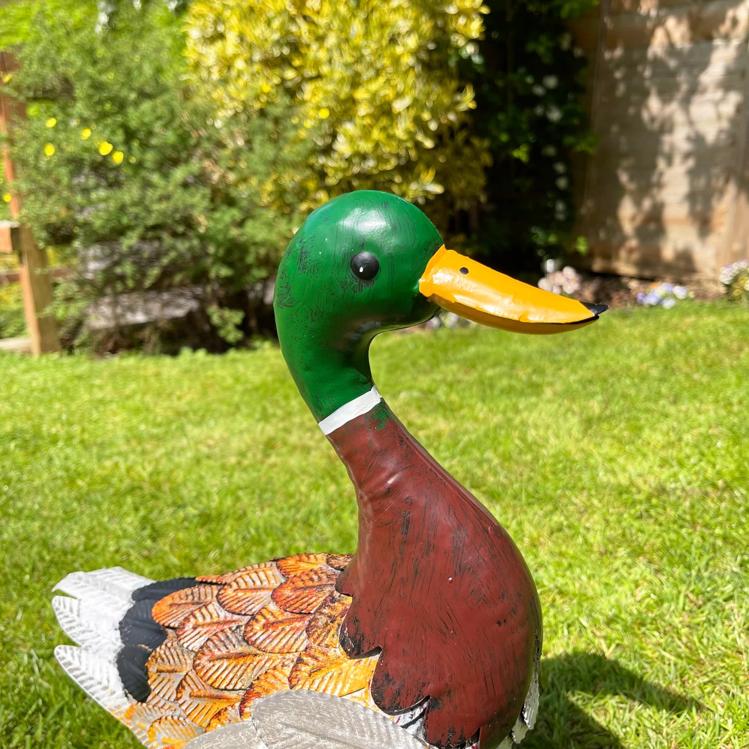 Darthome Limited Dark Brown Mallard Duck Garden Ornament 4 Darthome Limited Dark Brown Mallard Duck Garden Ornament - Image 2