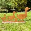 Darthome Limited Rusty Ducks Garden Ornament On Wood Stand -Décor Dreams Shop IMG E3820 edited102