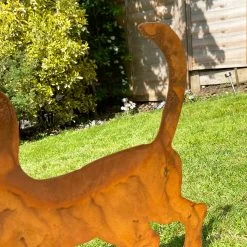 Darthome Limited Rusty Cat Garden Ornament Large -Décor Dreams Shop IMG E3843 edited121