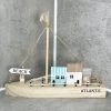 Darthome Limited Wooden Brown Boat Houses Ornament
