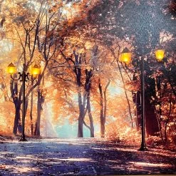 Darthome Limited Rectangular Autumn Forest LED Canvas -Décor Dreams Shop IMG E4200 edited125