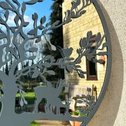 Darthome Limited Grey Woodland Wildlife Mirrored Wall Art 60cm -Décor Dreams Shop IMG E4233 8437f7ef 55c6 44a3 b945 135a522b74d3