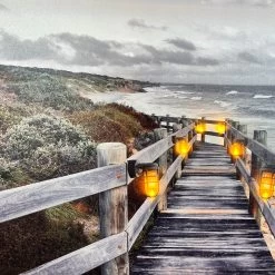 Darthome Limited Seashore LED Boardwalk Canvas Wall Art 60cm -Décor Dreams Shop IMG E4277 edited175