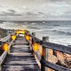 Darthome Limited Seashore LED Boardwalk Canvas Wall Art 60cm -Décor Dreams Shop IMG E4278 edited176
