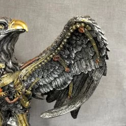 Darthome Limited Silver Steampunk Eagle Ornament -Décor Dreams Shop IMG E4291