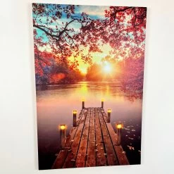 Darthome Limited Portrait Rectangular Autumn LED Jetty Canvas Wall Art 60cm -Décor Dreams Shop IMG E4307 edited198