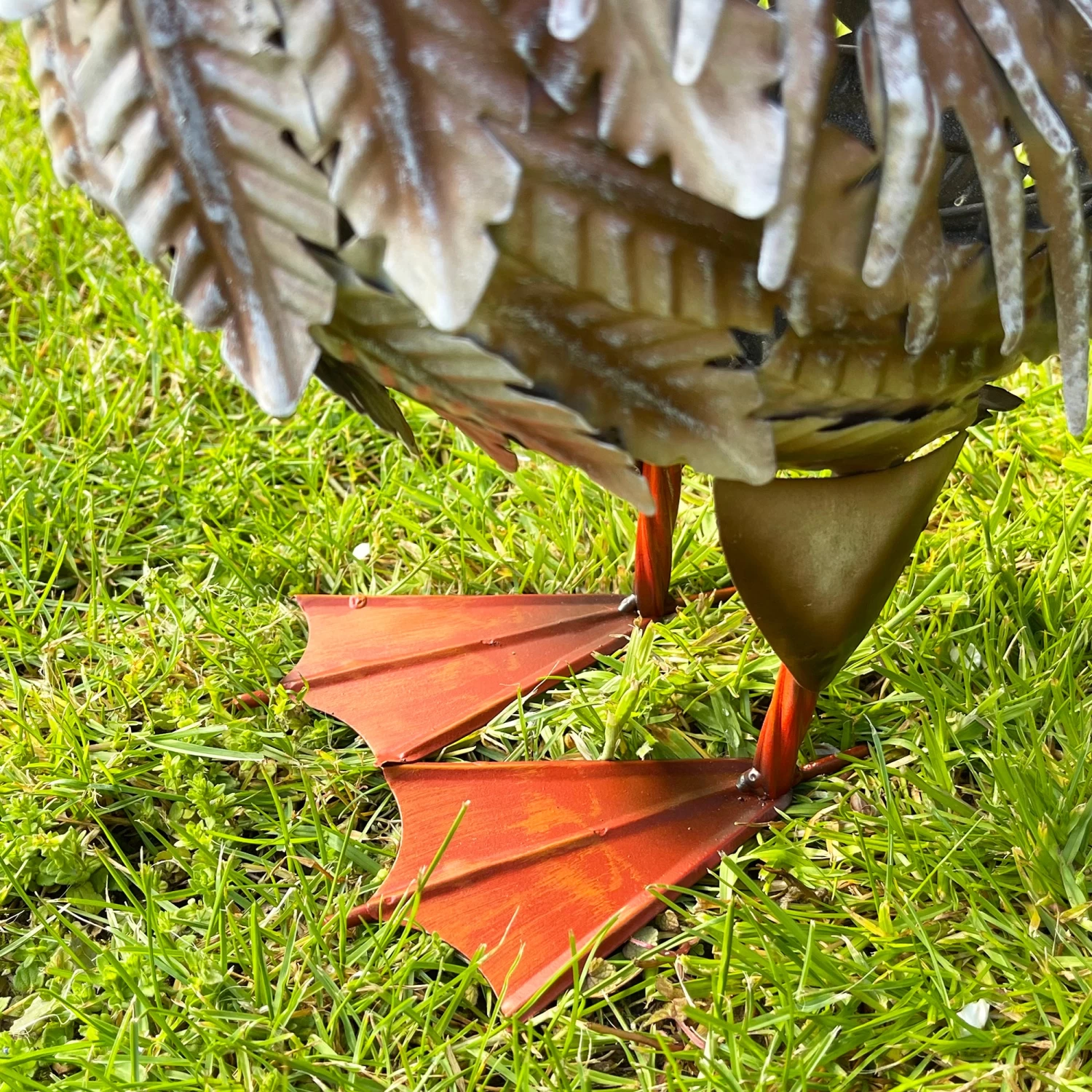 Darthome Limited Brown Metal Goose Garden Ornament 6 Darthome Limited Brown Metal Goose Garden Ornament - Image 4