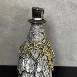 Darthome Limited Silver Steampunk Crow Ornament -Décor Dreams Shop IMG E4331