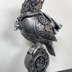 Darthome Limited Silver Steampunk Pilot Bird Ornament 18 Darthome Limited Silver Steampunk Pilot Bird Ornament -Décor Dreams Shop IMG E4346