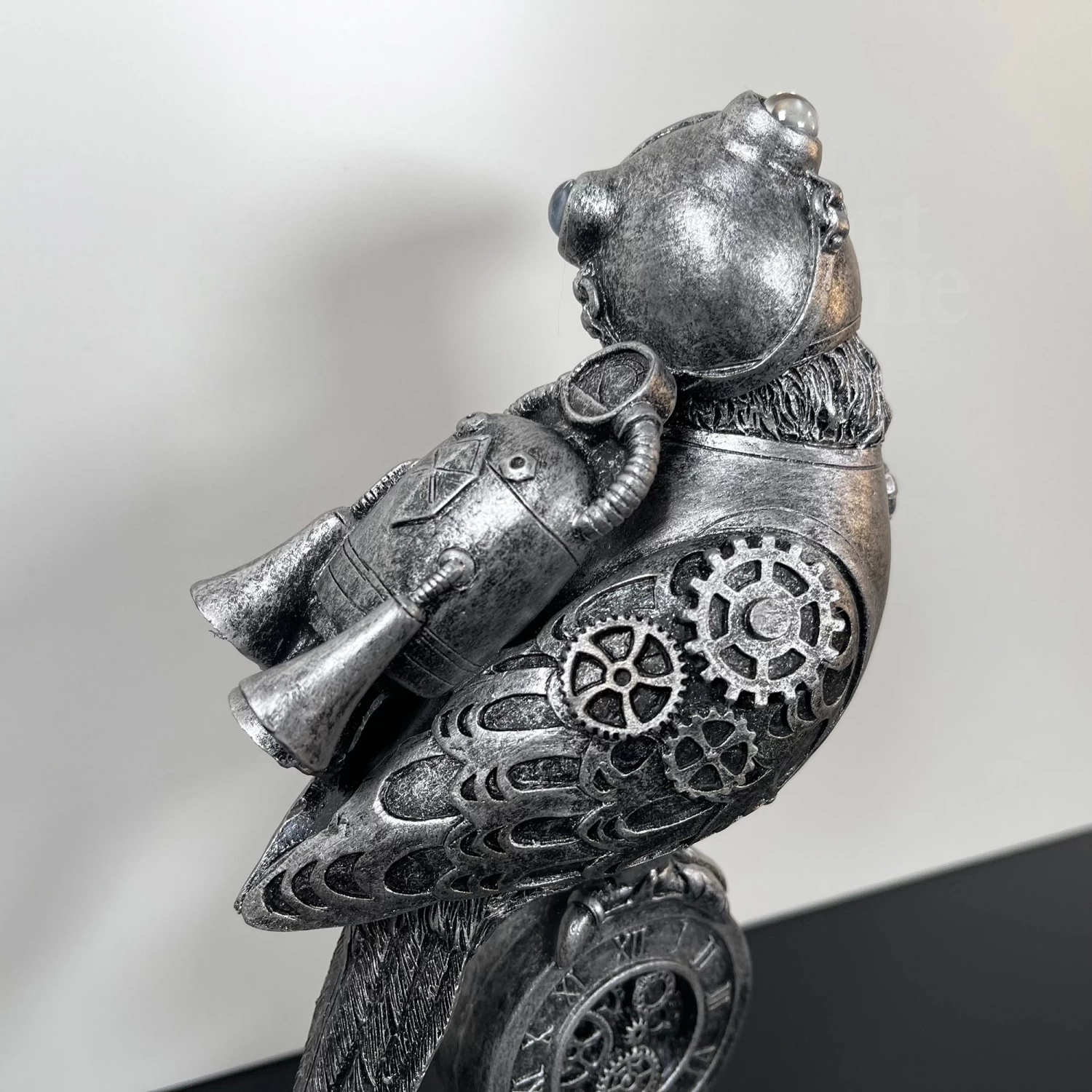 Darthome Limited Silver Steampunk Pilot Bird Ornament 10 Darthome Limited Silver Steampunk Pilot Bird Ornament - Image 8