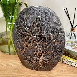 Darthome Limited Gun Metal Ceramic Butterfly Vase -Décor Dreams Shop IMG E4348 edited29