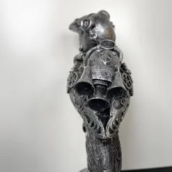 Darthome Limited Silver Steampunk Pilot Bird Ornament 22 Darthome Limited Silver Steampunk Pilot Bird Ornament -Décor Dreams Shop IMG E4350