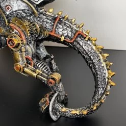 Darthome Limited Silver Steampunk Dragon Ornament -Décor Dreams Shop IMG E4376